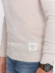 OMBRE Klasični moški pulover Avawr bež M