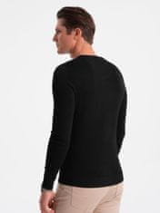 OMBRE Klasični moški pulover Pheselus črna XL