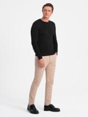 OMBRE Klasični moški pulover Pheselus črna XL