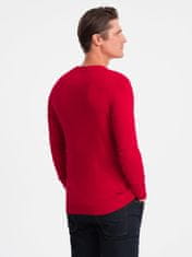 OMBRE Klasični moški pulover Pheselus rdeča M