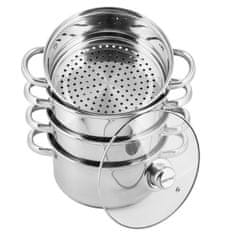 KINGHoff  Kinghoff parni lonci 5 kosov 24 cm KH3320