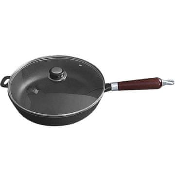 KRISBERG 28 cm litoželezna ponev s pokrovom KS2567