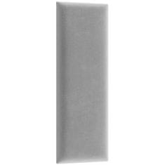 nabbi Pravokotna podložena stenska plošča Quito 20x50 cm - svetlo siva