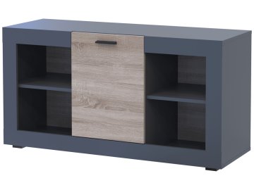 nabbi Enovratna komoda Dolin CH-1D - grafit / sonoma hrast