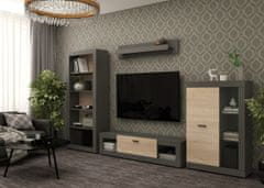 nabbi Polica Dolin S - grafit