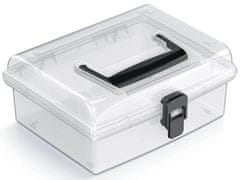 nabbi Plastična škatla za shranjevanje NUF2L - prozorna / črna