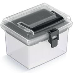 nabbi Plastična škatla za shranjevanje NUF1HT - prozorna / črna