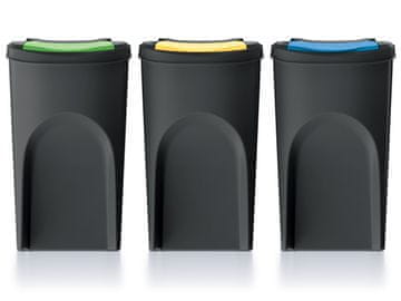 nabbi IKWB35S3 koš za sortirane odpadke (3 kosi) 35 l