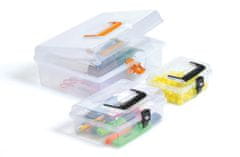 nabbi Plastična škatla za shranjevanje NUF4L - prozorna / črna