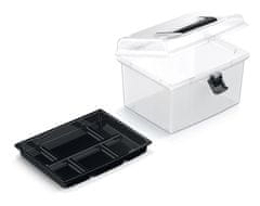 nabbi Plastična škatla za shranjevanje NUF4HT - prozorna / črna