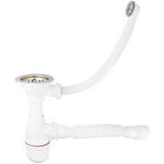 nabbi Granitno pomivalno korito s sifonom Hal HNB 02-57 57x46 cm - bež