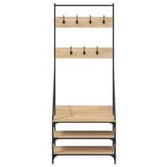 Vidaxl Regal za oblačila s prostorom za čevlje son. hrast 72x34x184 cm
