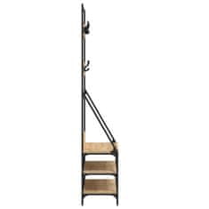 Vidaxl Regal za oblačila s prostorom za čevlje son. hrast 90x34x184 cm