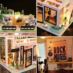 Dvěděti 2Kids Toys Miniaturna hiša Glasbeni studio