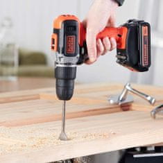 Black+Decker AKU VRTALNIK UDARNI 18V 2x1,5Ah KOVČEK BCD003C2K