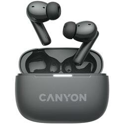 Canyon Naglavne slušalke OnGo TWS-10 ANC+ENC, sive barve