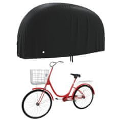 Vidaxl Pokrivalo za kolo črno 200x85x110 cm 190T oxford