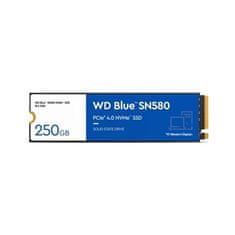 WD BLUE NVMe SSD 250 GB PCIe SN580,Gen4, (R:4000, W:2000MB/s)