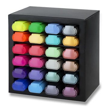 Faber-Castell Označevalnik Textliner 46 - namizni komplet, 24 kosov