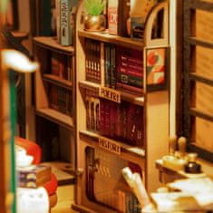 Robotime Bookstop miniaturna hiša Knjigarna