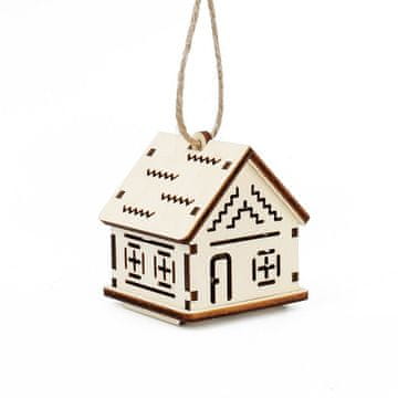 Čarobnost lesa Mala hiša s cik-cak vzorci