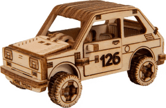 Wooden city 3D sestavljanka Superfast Rally Car 3