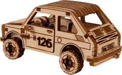 Wooden city 3D sestavljanka Superfast Rally Car 3
