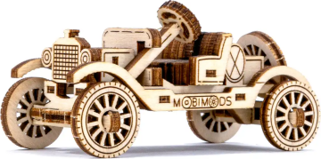 Wooden city 3D sestavljanka Superfast Retro Ride 2