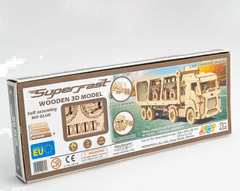 Wooden city 3D sestavljanka Superfast Car Carrier Truck