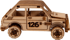 Wooden city 3D sestavljanka Superfast Rally Car 3