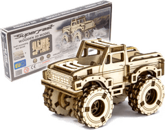 Wooden city 3D sestavljanka Superfast Monster Truck 4