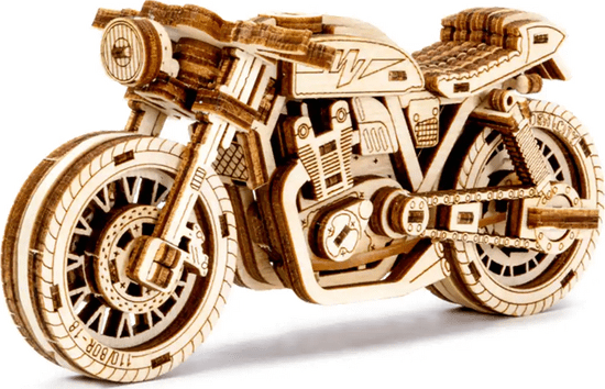 Wooden city 3D sestavljanka Motorno kolo Café Racer 85 kosov