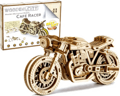 Wooden city 3D sestavljanka Motorno kolo Café Racer 85 kosov