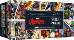 Trefl Puzzle UFT Marvel Avengers: čez stripovsko vesolje 9000 kosov