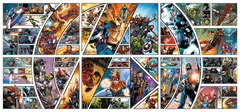 Trefl Marvel Avengers Sestavljanka: Skozi stripovsko vesolje 9000 kosov