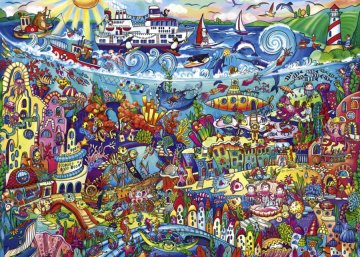Heye Puzzle Magic Sea 1000 kosov