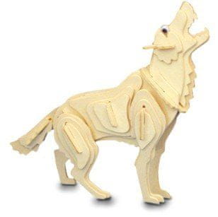 Lesena igrača, WCK 3D sestavljanka Volk