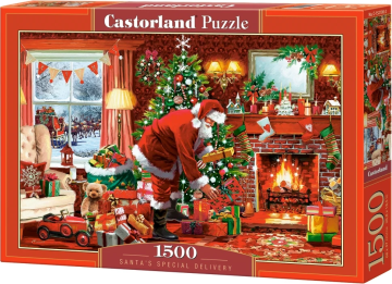 Castorland Puzzle Božičkova posebna pošiljka 1500 kosov