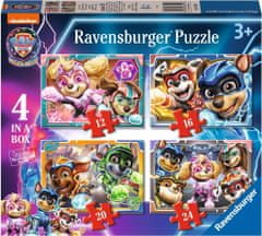 Ravensburger Trampolinska patrulja Puzzle 4v1 (12, 16, 20, 24 kosov)