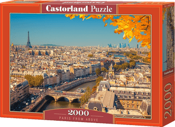 Castorland Puzzle Pariz od zgoraj 2000 kosov