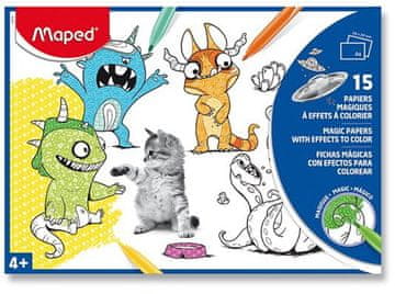 Maped Magična pobarvanka modra