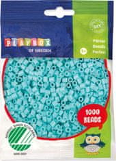 PLAYBOX Pastelne kroglice za likanje - turkizna 1000 kosov