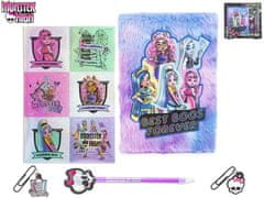 Monster High - plišasti dnevnik z nalepkami