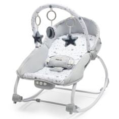 Baby Mix Večnamenski gugalni stol za dojenčka zvezde zelena