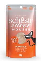 Schesir Cat pocket Senior Lifestage Mousse moose/smoke 80g