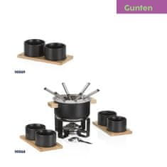 Kela Garnitura Fondue Gunten iz nerjavečega jekla črna 19,0cm 20,0cm 1,6l KL-10068