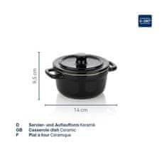 Kela Pekač s pokrovom MALIN 14 x 9,5 cm siv KL-15289