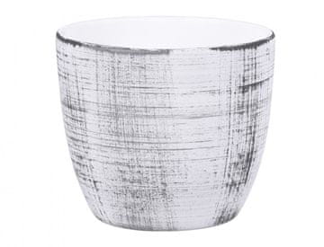 Prevleka za cvetlični lonec BORN GRID keramika mat d17x16cm