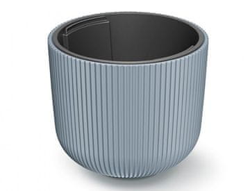 Prosperplast Pokrov za cvetlične lonce MILLY samoprelivni plastični d39x32cm, siv