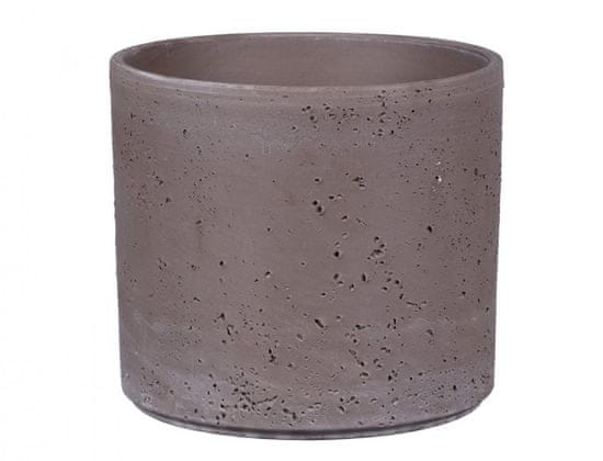 Prevleka za cvetlični lonček PILLAR LAVA UMBRA impregnirana d21x19cm